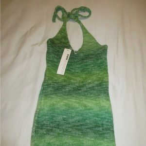 Green Knit Dress